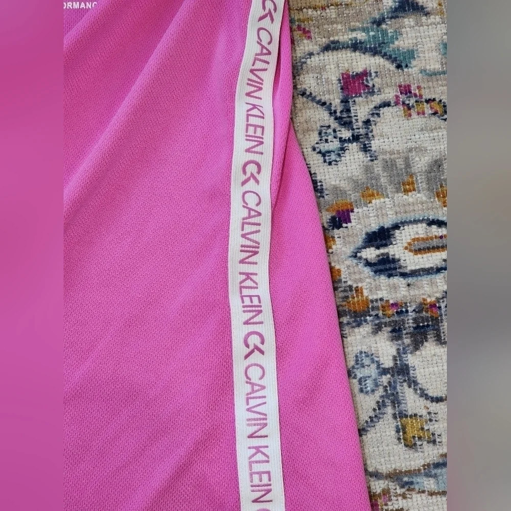 Calvin Klein Girl's Pink Midi Shirt Dress, sz SM (7)